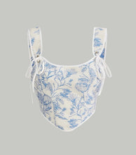 Load image into Gallery viewer, SHEIN MOD Floral Print Knot Front Cami Top

