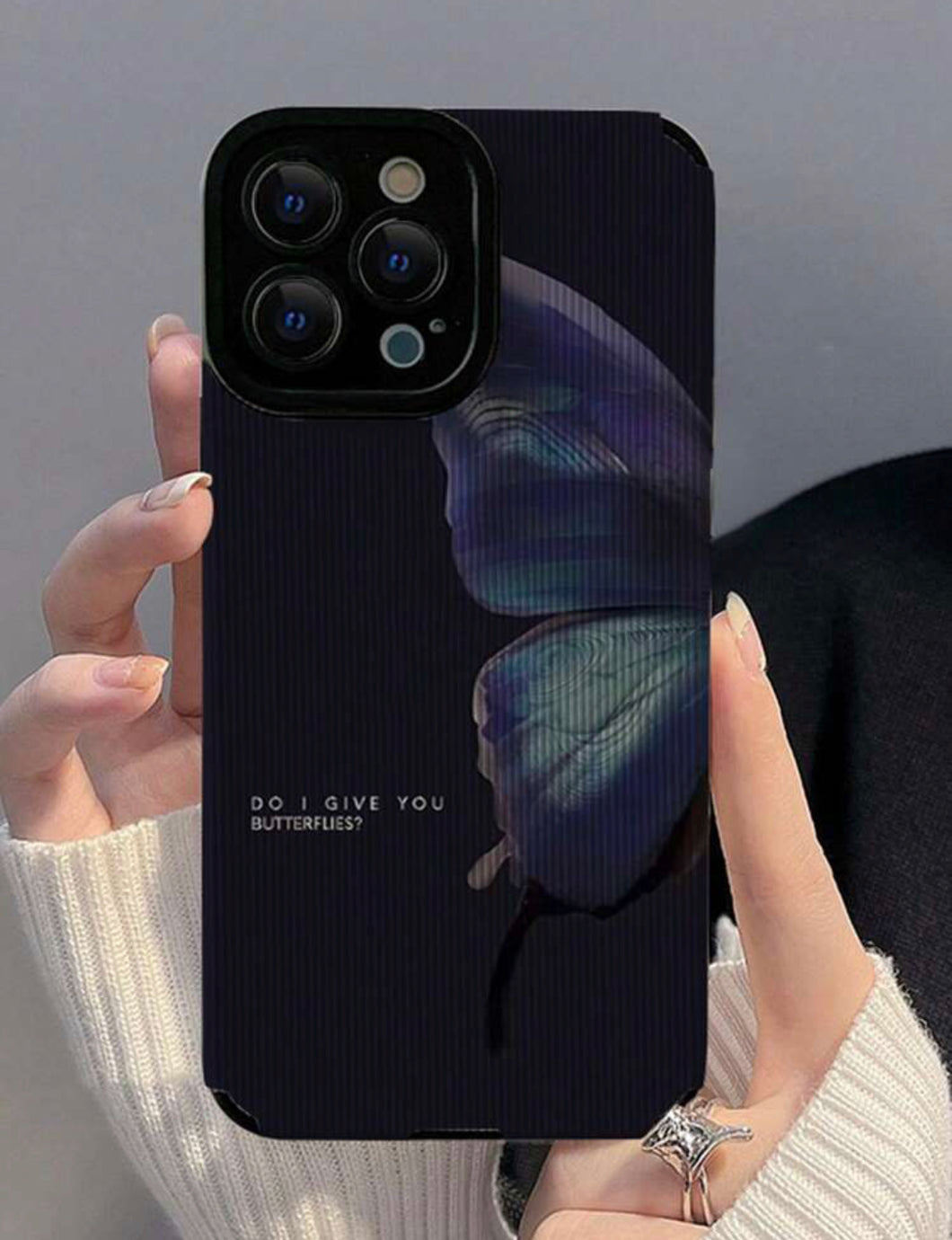 Butterfly Print Phone Case