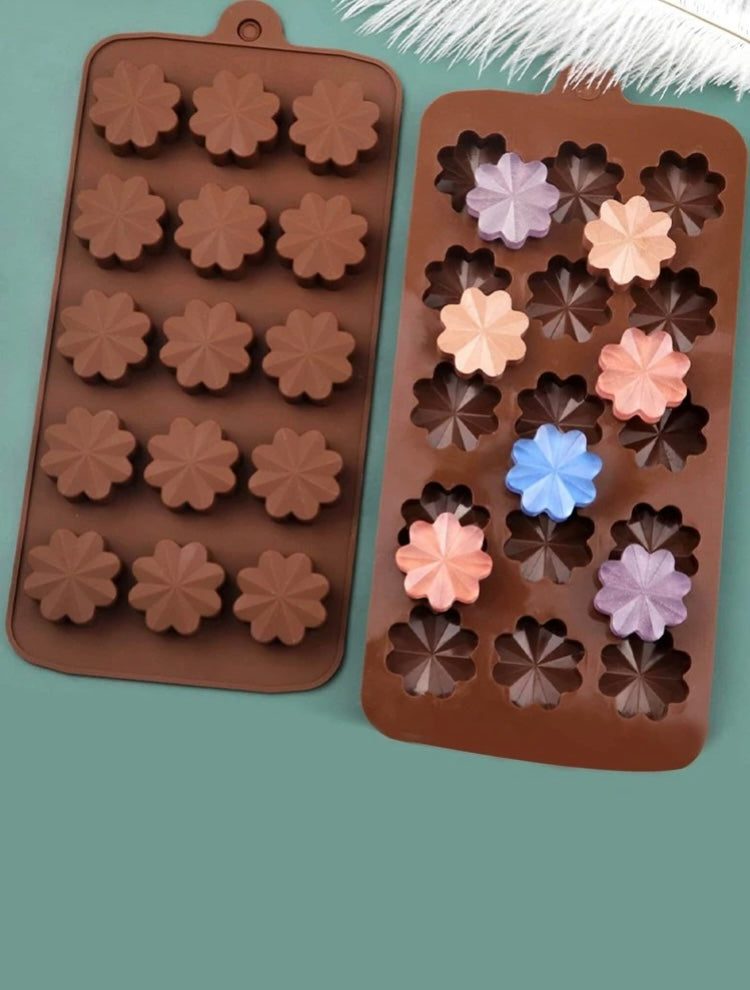 2pcs Silicone Mold, Creative Floral Shaped Silicone Mould For DIY