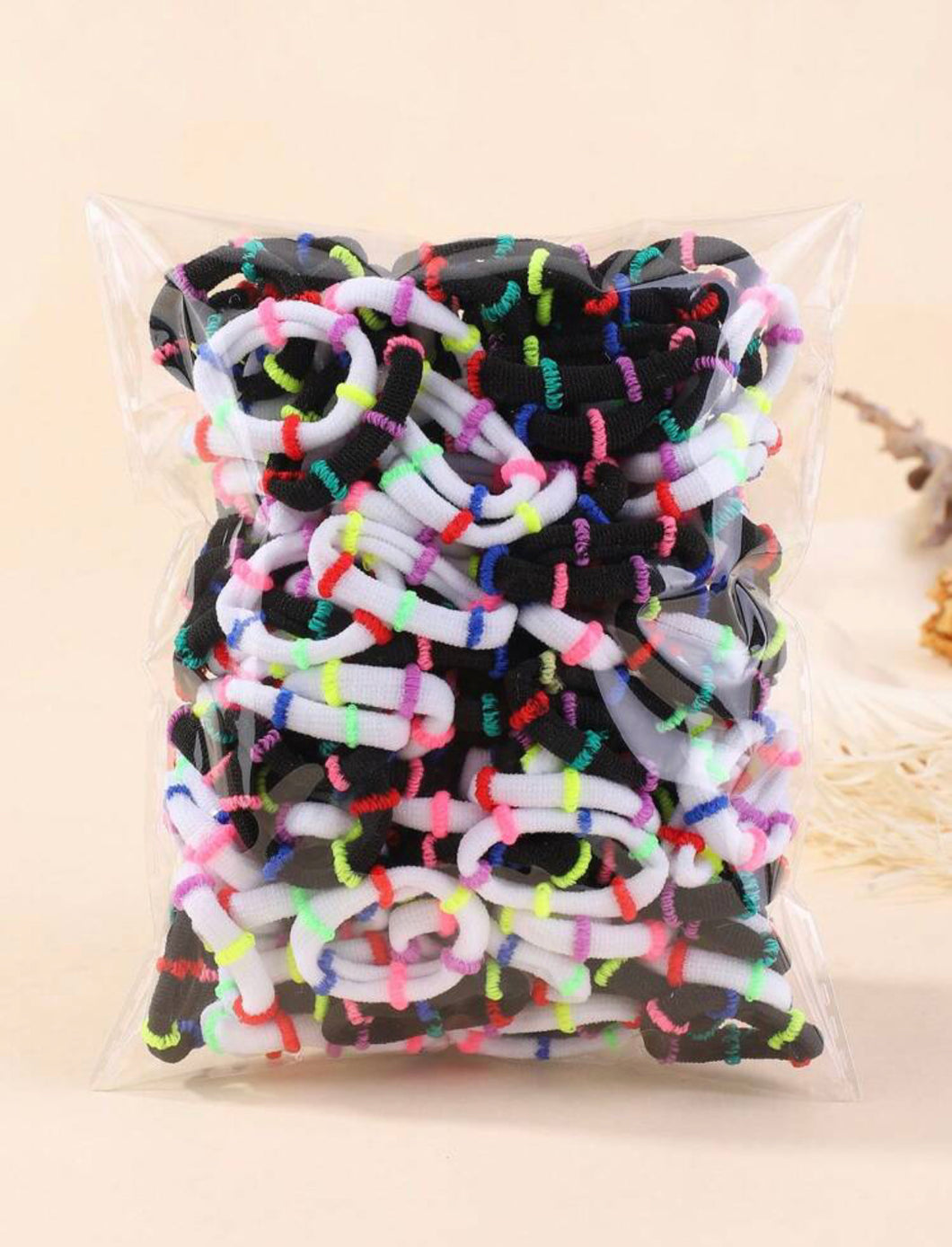 60 قطعة بنات لون مختلطة ربطة شعر الى شعر زخارف