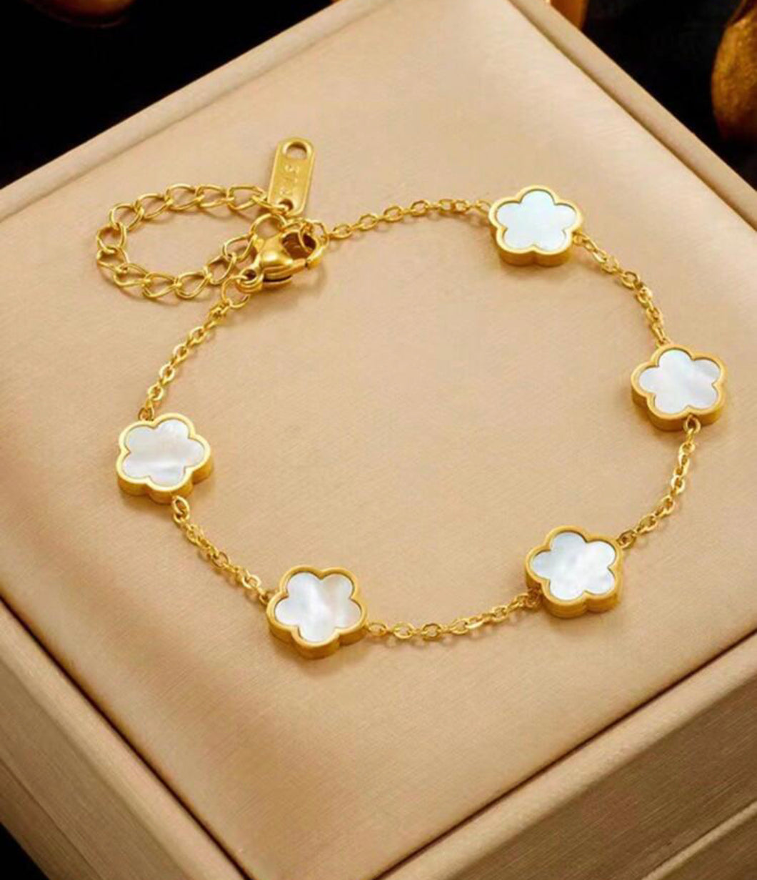 1pc Titanium Steel European & American Style Fashion Temperament Bracelet