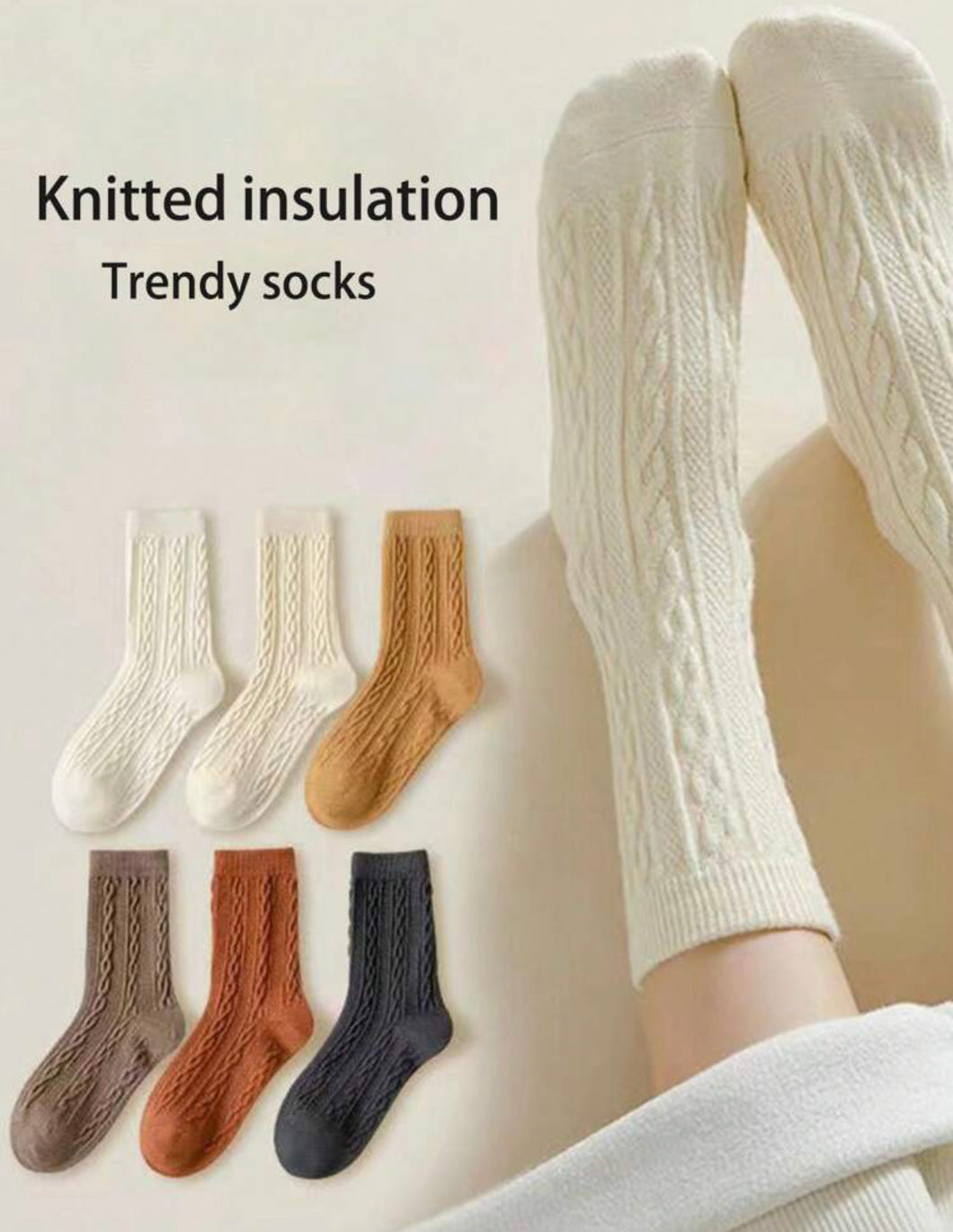 6 ازواج جوارب