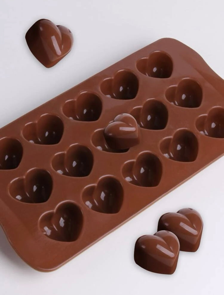 1pc Heart Design Ice Cube Mold