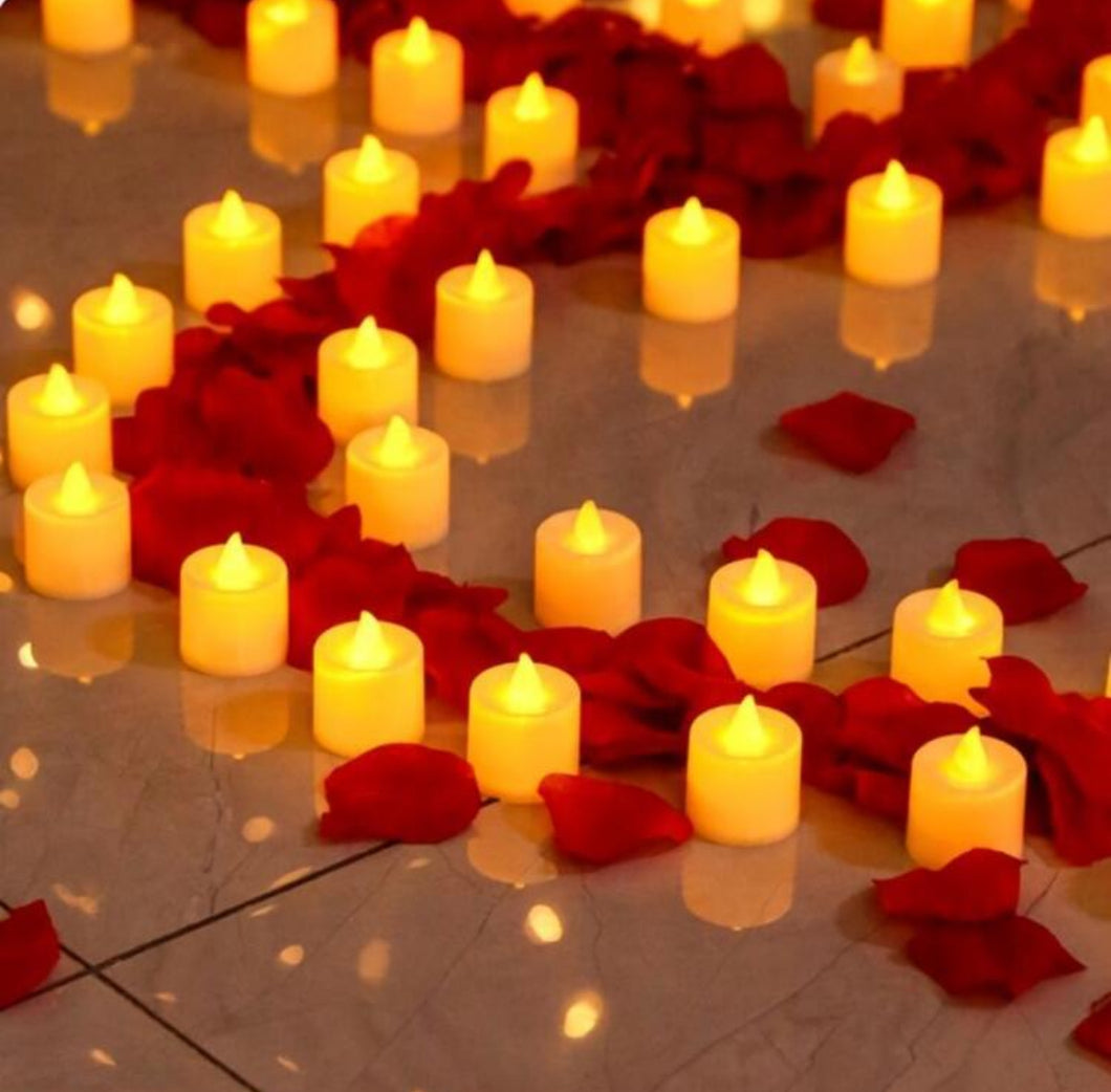 24قطع/طقم دون اللهب , نوع البطارية مصباح شمعة الى هدية منزل زخارف ليد لوازم الحفلات