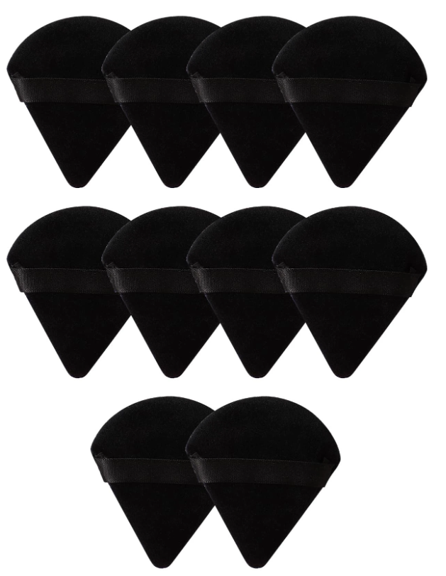 10PCS Makeup Puff Set Soft Triangle powder Mineral puff for face makeup