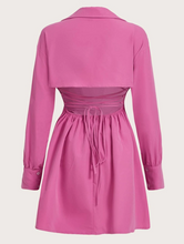 Load image into Gallery viewer, SHEIN EZwear Plus Solid V-collar Drop Shoulder Dress

