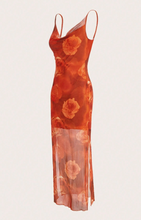 Load image into Gallery viewer, SHEIN ICON Floral Print Mesh Dress

