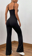 Load image into Gallery viewer, Solid Flare Leg Cami Jumpsuit
