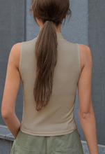 Load image into Gallery viewer, DAZY Mock Neck Ribbed Knit Tank Top

