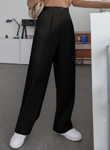 Load image into Gallery viewer, DAZY Solid Slant Pocket Wide Leg Pants
