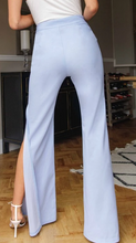 Load image into Gallery viewer, SHEIN Privé Split Thigh Flare Leg Pants
