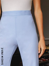 Load image into Gallery viewer, SHEIN Privé Split Thigh Flare Leg Pants
