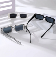 Load image into Gallery viewer, نظارات شمسية عصري إطار مربع كاجوال أسلوب أسود نغمة الى خارجي 3 ازواج للرجال
