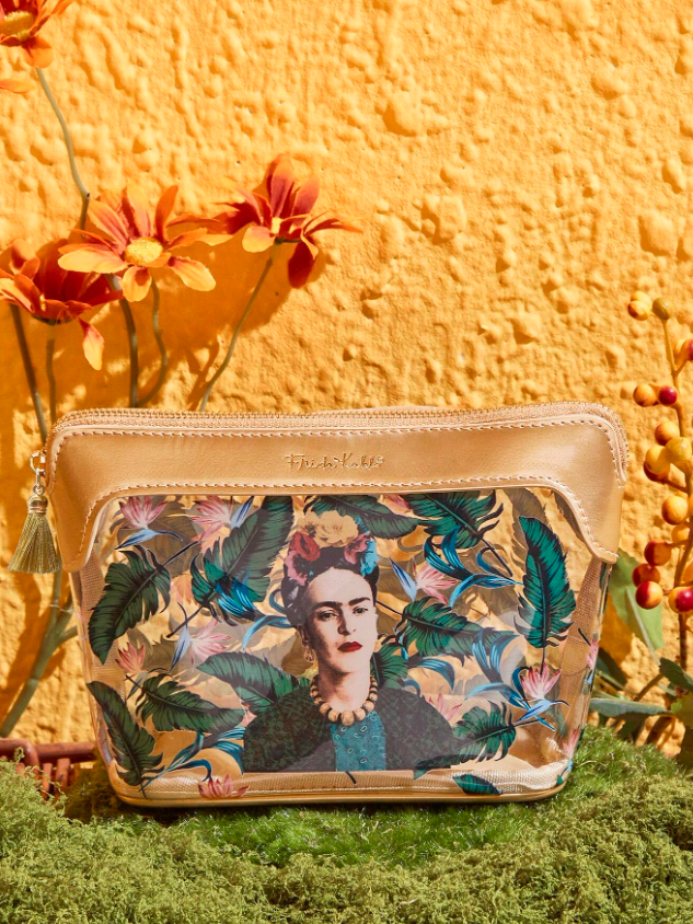 Frida Kahlo X SHEIN حقائب مكياج جرافيك شخص