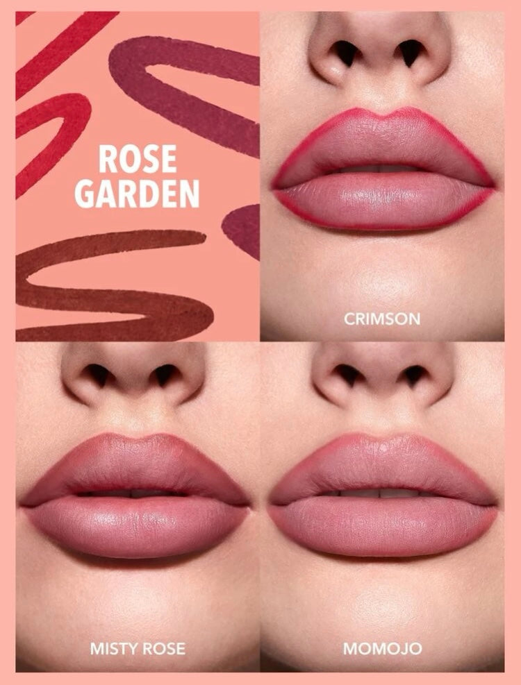 SHEGLAM So Lippy Lip Liner Set- 3 Pcs/Set Soft Matte Brown Lip Liner Pencil High Pigment Easy To Use Silky Smooth  Contour Tint Lip Makeup