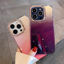 Load image into Gallery viewer, Glowing iPhone Case color gradient
