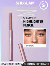 Load image into Gallery viewer, SHEGLAM Fairy Wand Precision Highlighter Pencil-  Shimmer Gel Highlighter Pencil Long Wear Brighten Eyes Silky Smooth Blendable White Cream Eyeliner  Eye Make Up
