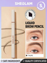 Load image into Gallery viewer, SHEGLAM Feather Better Liquid Eyebrow Pencil-Medium Brown  Long Lasting Eyebrow Pen Smudge-Proof  Water-Proof Natural Fuller Brows Eyebrow Makeup
