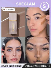 Load image into Gallery viewer, SHEGLAM Sun Sculpt Liquid Contour-  Gel Cream Contour  Non-Greasy Long Lasting Highly Pigmented Natural Contour Contouring Weightless Bronzer
