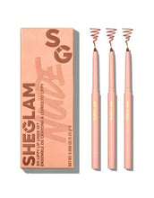 Load image into Gallery viewer, SHEGLAM So Lippy Lip Liner Set- 3 Pcs/Set Soft Matte Brown Lip Liner Pencil High Pigment Easy To Use Silky Smooth  Contour Tint Lip Makeup
