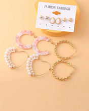 Load image into Gallery viewer, 6pairs Rhinestone Decor Earrings
