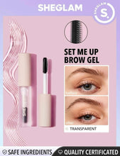 Load image into Gallery viewer, SHEGLAM Set Me Up Brow Gel  Long Lasting Waterproof Clear Eyebrow Gel Long Wear Smudgeproof Moisturizing Eyebrow Makeup
