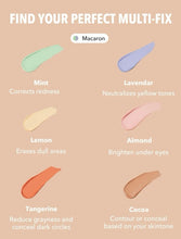 Load image into Gallery viewer, SHEGLAM Multi-Fix Concealer And Color Corrector-6-Color Full Cover Cream Concealer Brightening Full Coverage Color Corrector Lightweight Multi-Use Smooth Concealer
