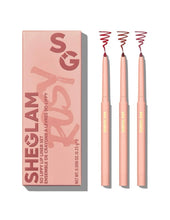 Load image into Gallery viewer, SHEGLAM So Lippy Lip Liner Set- 3 Pcs/Set Soft Matte Brown Lip Liner Pencil High Pigment Easy To Use Silky Smooth  Contour Tint Lip Makeup
