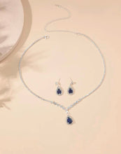 Load image into Gallery viewer, 3pcs/set Rhinestone Water-drop Decor Jewelry Set
