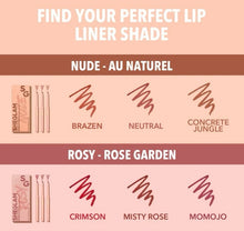 Load image into Gallery viewer, SHEGLAM So Lippy Lip Liner Set- 3 Pcs/Set Soft Matte Brown Lip Liner Pencil High Pigment Easy To Use Silky Smooth  Contour Tint Lip Makeup
