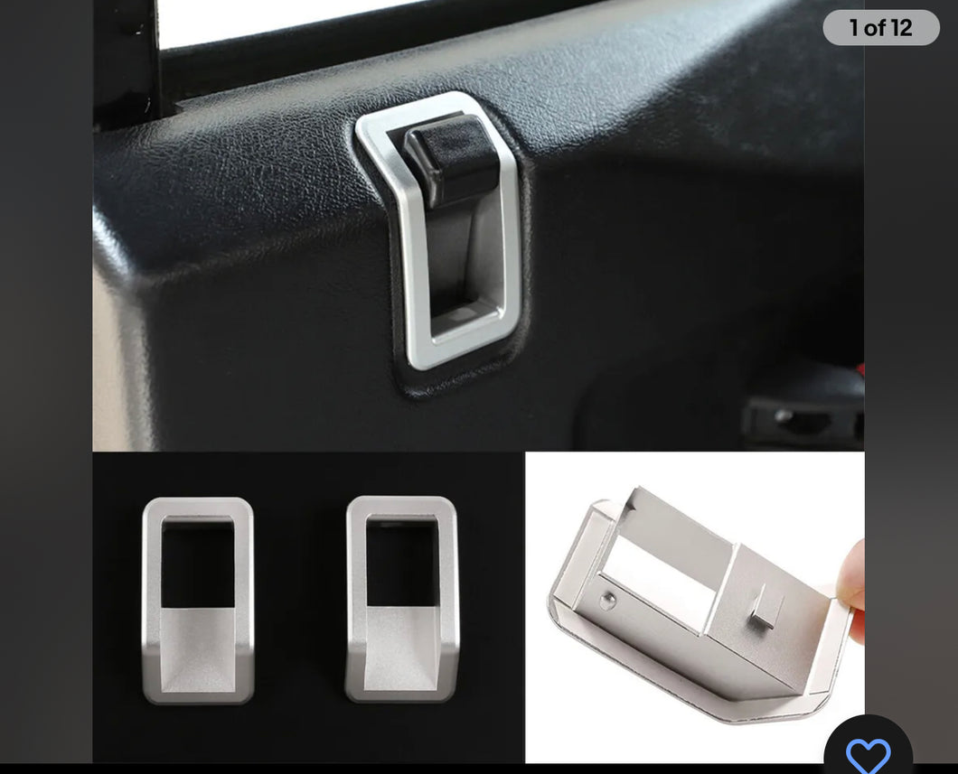 Alloy Replace Door Handle Bolt Lock Pin Trim For Land Rover Defender 2Dr 2004-19