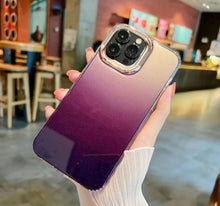 Load image into Gallery viewer, Glowing iPhone Case color gradient
