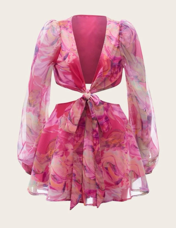 Copy of DAZY Solid Button Front Lantern Sleeve Shirt