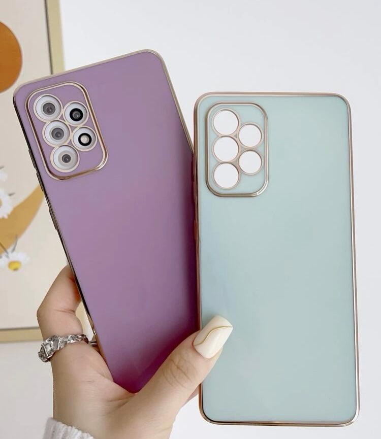 2pcs Plating Anti-fall Phone Case