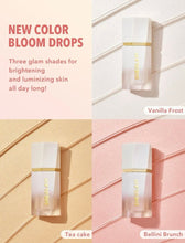 Load image into Gallery viewer, SHEGLAM Glow Bloom Liquid Highlighter- Gel Cream Highlighter Shimmer Dewy Finish Long Wear Brightening Non-Caking Waterproof Glow Highlighter Makeup
