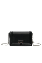 Load image into Gallery viewer, Stradivarius Women&#39;s Black Closed Crossbody Bag
