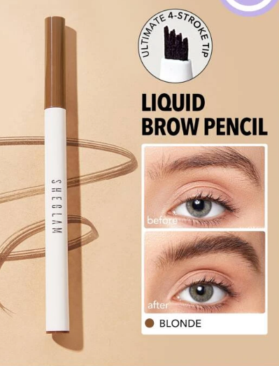 SHEGLAM Feather Better Liquid Eyebrow Pencil-Blonde