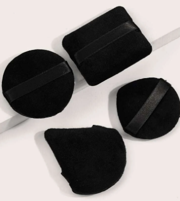 4 قطع سادة نفخة مكياج طقم