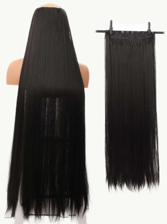 Extra Long Straight Synthetic Hair Extension