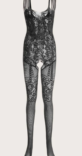 Fishnet Crotchless Bodystocking Without Thon