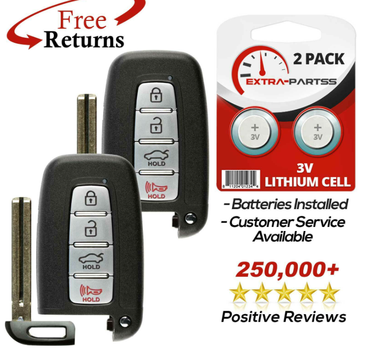 2 For 2011 2012 2013 Kia Sorento Keyless Entry Smart Remote Car Key Fob