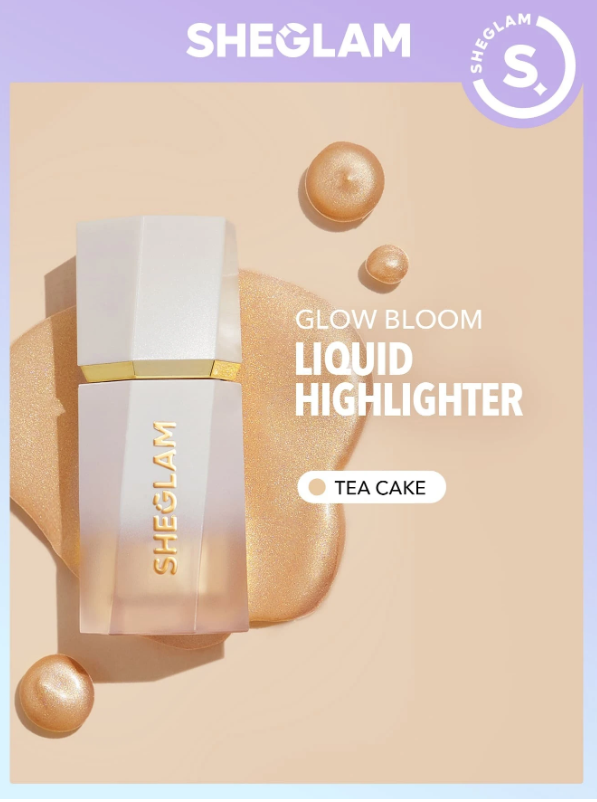 SHEGLAM Glow Bloom Liquid Highlighter-Tea Cake