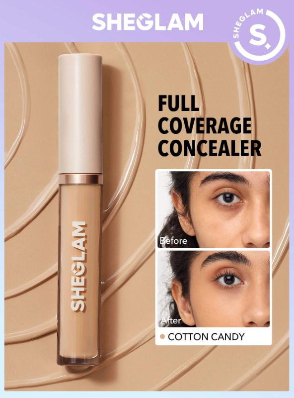 SHEGLAM 12-Hr Full Coverage Concealer - Cotton Candy