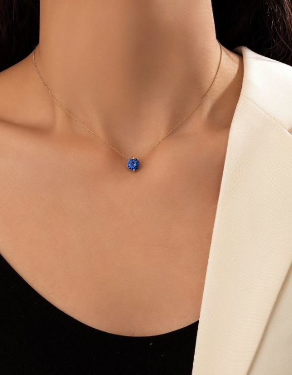 Minimalist Rhinestone Choker