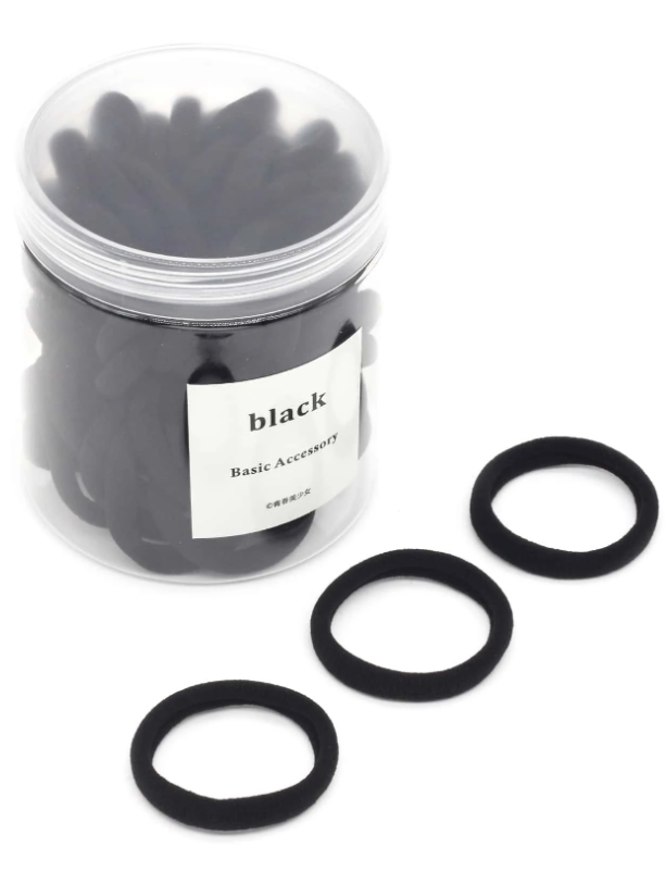 50pcs Solid Hair Tie