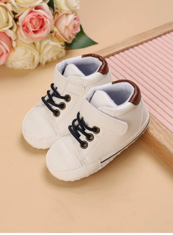 Baby Hook-and-loop Fastener Strap Skate Shoes