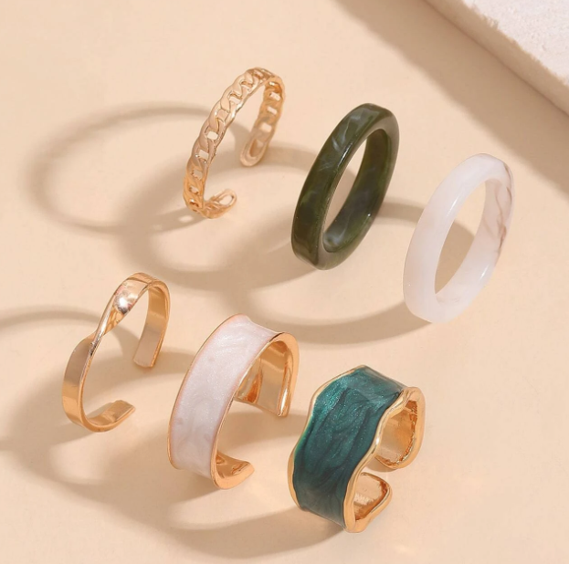 6pcs Minimalist Ring