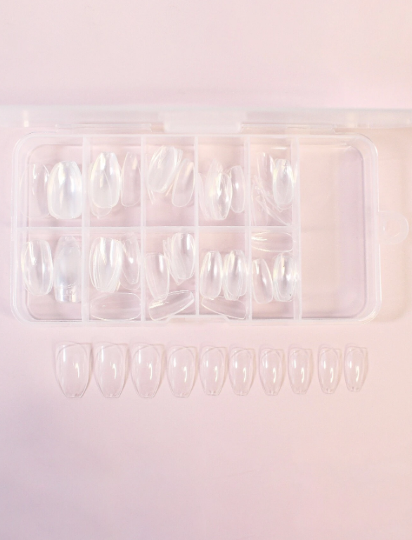 100pcs Short Almond Fake Nail