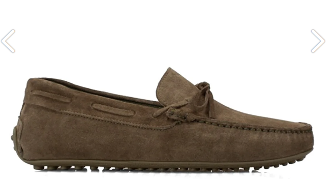 Alba Erkek Haki Hakiki Deri Loafer Ayakkabı EFSN99012