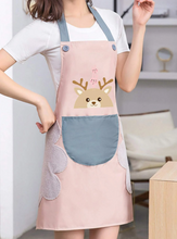 Load image into Gallery viewer, 1pc Cartoon Graphic Random Apron, Waterproof Cute Apron For Kitchen
